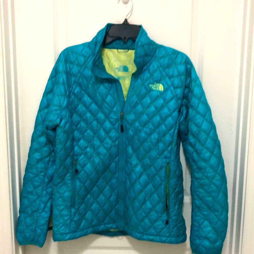 North Face fall jacket teal